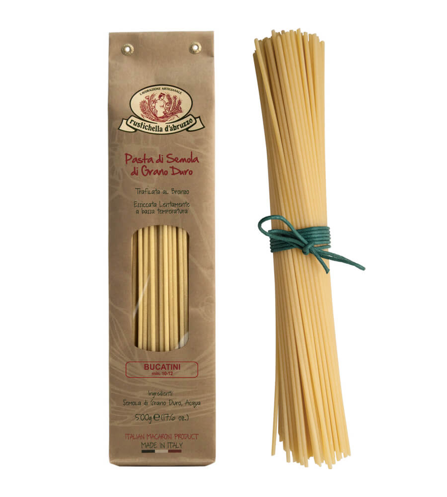 Uitbarsten been meloen Bucatini, een lange en holle pastasliert - Pastaficio - Experts in Pasta