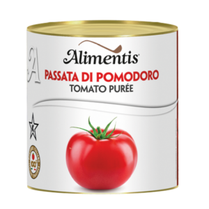 Tomaten passata in een blik van 2600gr. Merk Alimentis